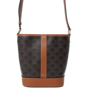 Celine Triomphe Canvas Bucket Bag